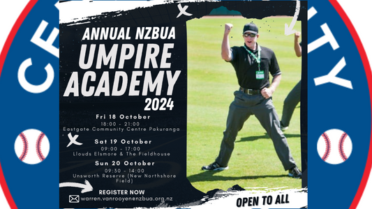NZBUA Baseball Umpire Academy